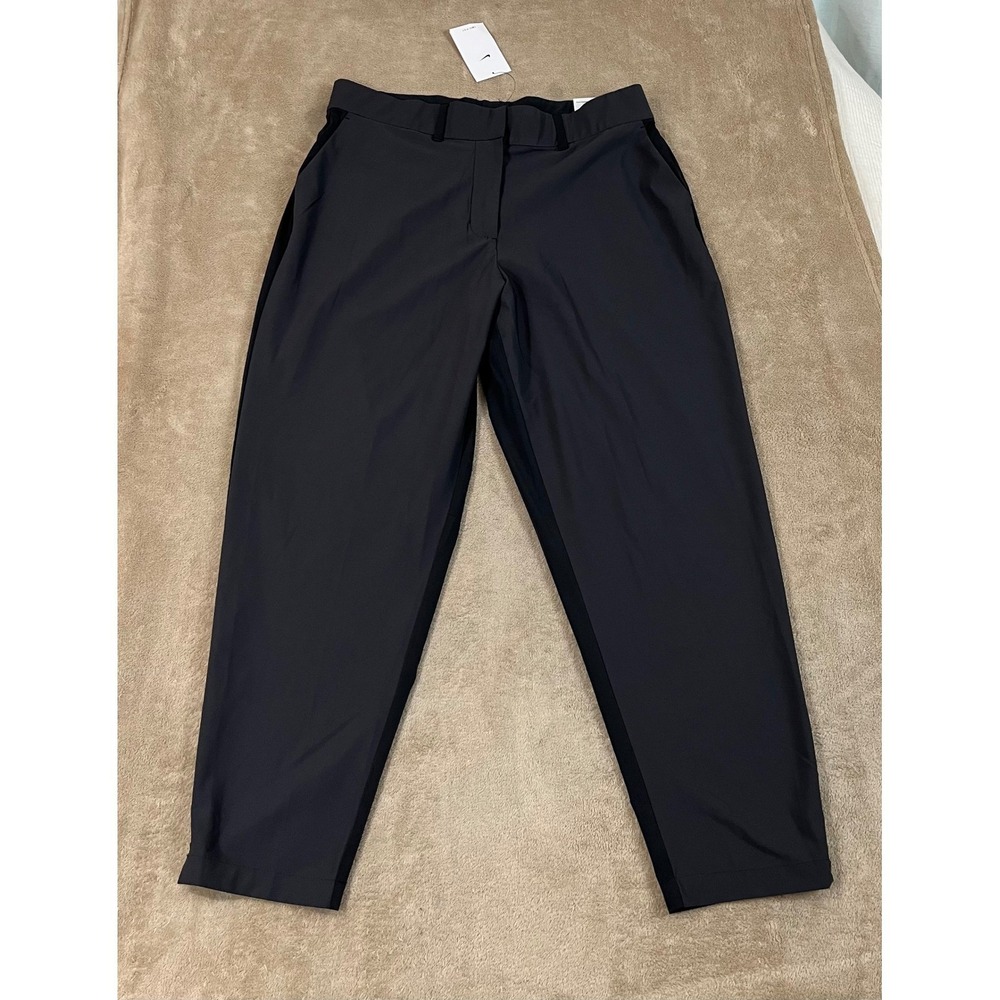 Nike Tour Dri-Fit Golf Pants Women Size XL Dark Gray and Black Standard Fit NEW